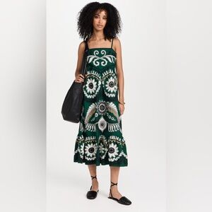 Sea New York Green and White Printed Maxi Dress